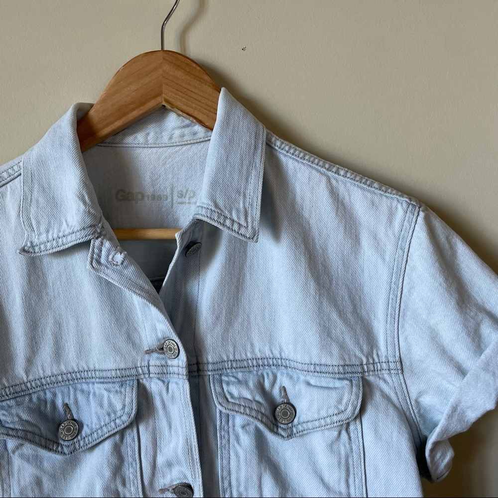 GAP, Denim Jacket/Shirt, Short Sleeve, Sz S